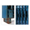 Meuble d'atelier bleu en métal à 48 casiers - Julien Cohen Mes Découvertes