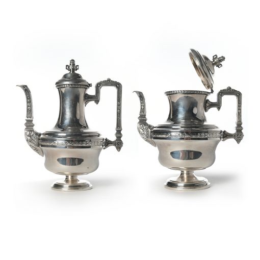 Service à thé et café en métal argenté - Julien Cohen Affaire Conclue