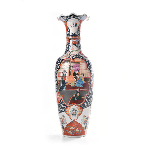 Grand vase en céramique japonaise
