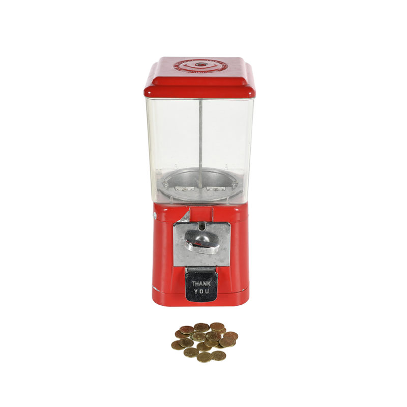 Distributeur Automatique De Bonbons/boules - 200 Capsules Incluses, 100 Jetons - Pour Fêtes, Jeux - Fonctionne Avec Pièces - 9