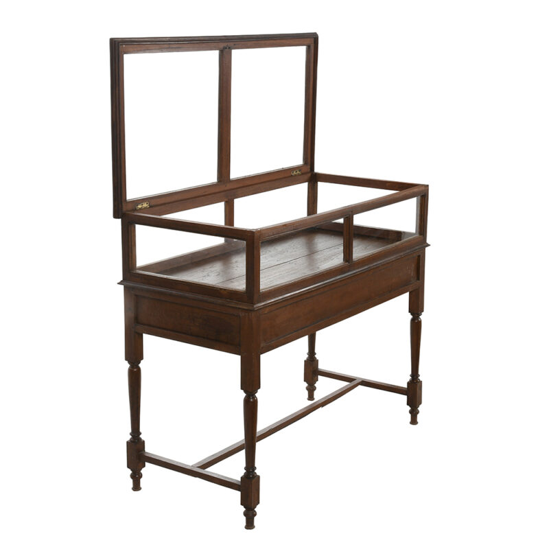 Table vitrine de présentation en bois (85 x 118 x 57cm) | Mes ...