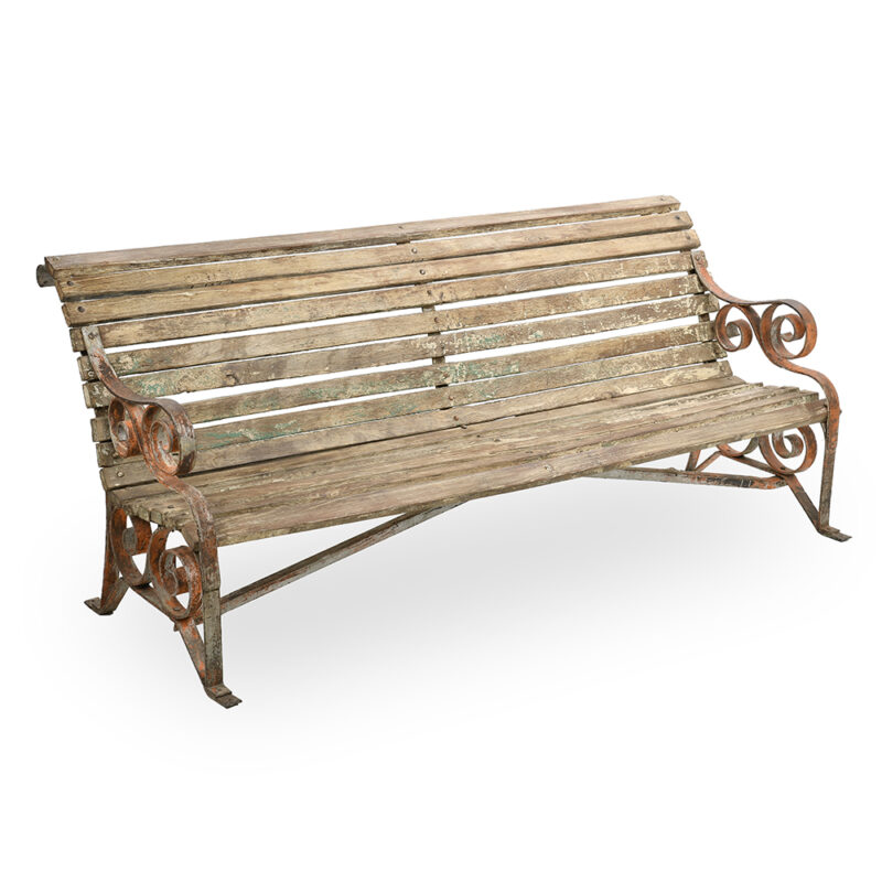 Vieux Banc De Jardin A Vendre