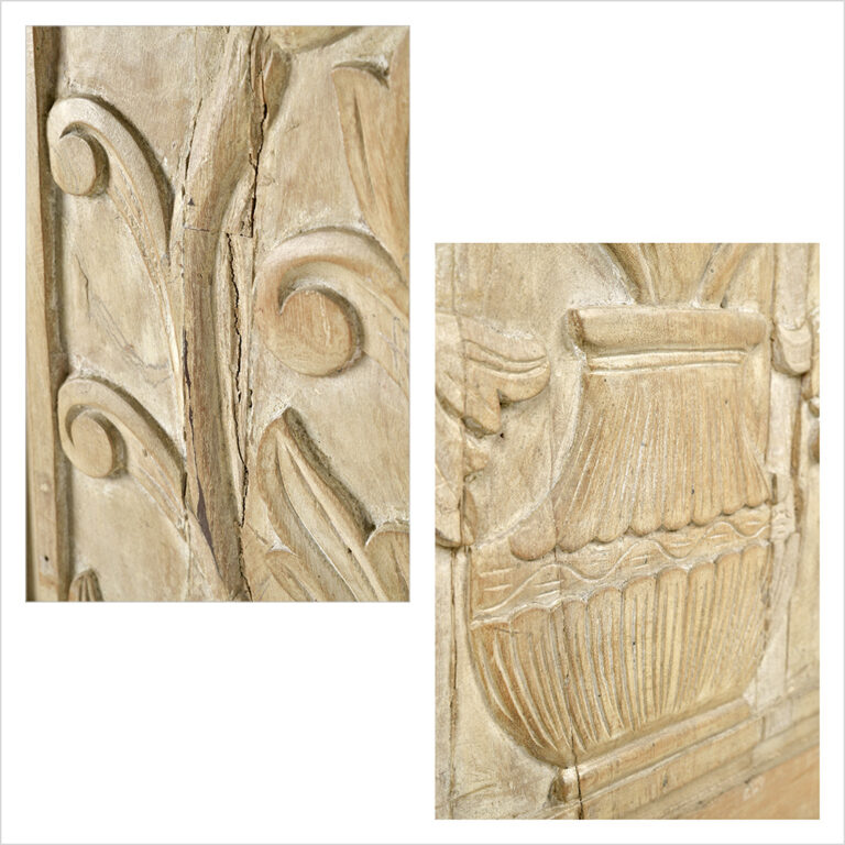 Panneau Mural Bois Sculpte